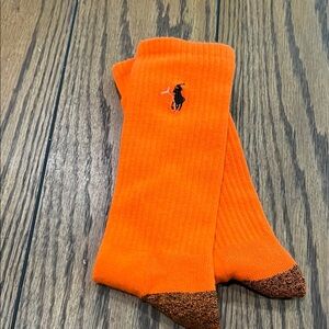 Polo by Ralph Lauren Men's Orange Socks